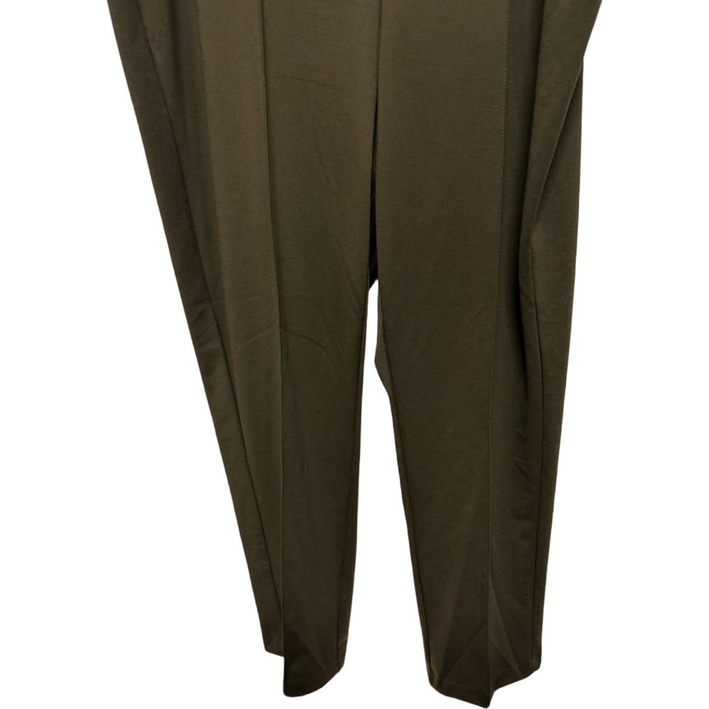 Ruby Rd. Pull On Olive Green Plus Size Slacks Str… - image 3